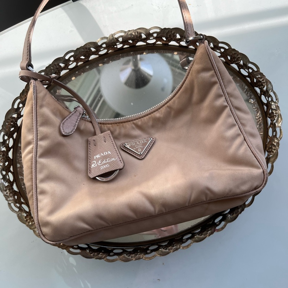 Prada Women's Tan Shoulder Bag